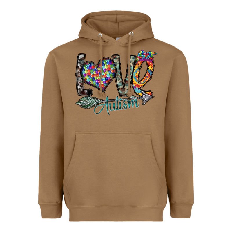 Love Autism Heavyweight Hoodie by SublimationCraftShop | Teevron