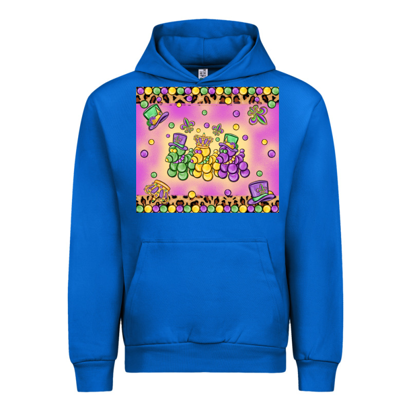 Mardi Gras Bead Dogs Urban Hoodie by MaliasSmallBusiness | Teevron