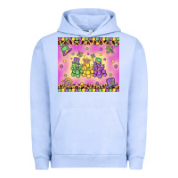 Pigment Grape Ice mardi gras bead dogs Urban Hoodie - MaliasSmallBusiness