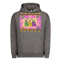 Pigment Tornado mardi gras bead dogs Urban Hoodie - MaliasSmallBusiness