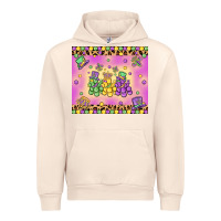 Sandshell mardi gras bead dogs Urban Hoodie - MaliasSmallBusiness