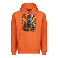 Carrot firefighter axe and ladder Premium Hoodie - LillyAllenDesigns