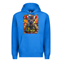 True Royal firefighter axe and ladder Premium Hoodie - LillyAllenDesigns