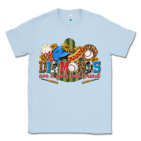 Dusty Blue diamonds are a girls best friend Classic Tee - texasbilliewilder