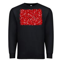 Black bandana background Premium Sweatshirt - AdoDesignShop