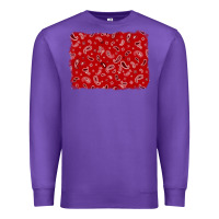 Purple bandana background Premium Sweatshirt - AdoDesignShop