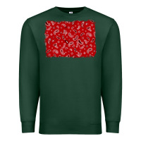 Sports Green bandana background Premium Sweatshirt - AdoDesignShop