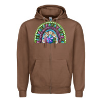 Chestnut easter rainbow Zipper Hoodie - RanaPortraitStore
