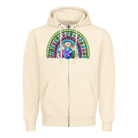 Sandshell easter rainbow Zipper Hoodie - RanaPortraitStore