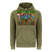 Vintage Olive just a girl who loves christmas Vintage Hoodie - AdoDesignShop