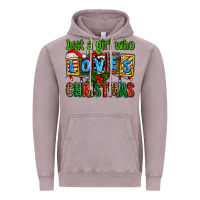 Vintage Zinc just a girl who loves christmas Vintage Hoodie - AdoDesignShop