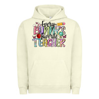 Pigment Pistachio every bunnys favorite teacher Urban Hoodie - MaliasSmallBusiness