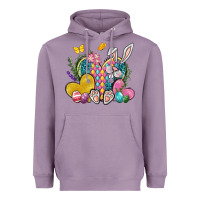 Lavender Easter Heart Easter Day Heavyweight Hoodie - Neo Western