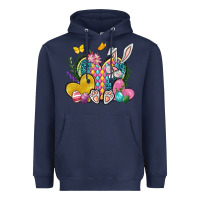 Navy Easter Heart Easter Day Heavyweight Hoodie - Neo Western