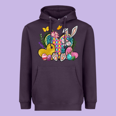 Easter Heart Easter Day Heavyweight Hoodie Designed By Neo Western