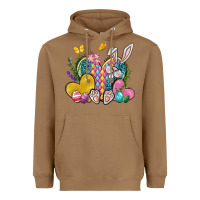 Toasted Coconut Easter Heart Easter Day Heavyweight Hoodie - Neo Western