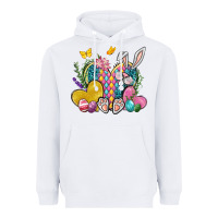 White Easter Heart Easter Day Heavyweight Hoodie - Neo Western