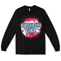 Black birthday girl Long Sleeve Tee - MaliasSmallBusiness