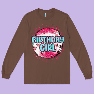 Long Sleeve Tee birthday girl