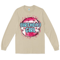 Mushroom birthday girl Long Sleeve Tee - MaliasSmallBusiness