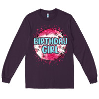 Plum birthday girl Long Sleeve Tee - MaliasSmallBusiness