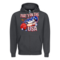 Smoke party in the usa billie wilder Zipper Hoodie - texasbilliewilder
