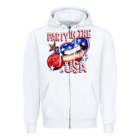 White party in the usa billie wilder Zipper Hoodie - texasbilliewilder