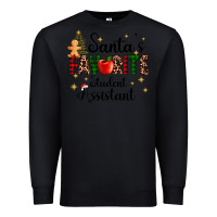 Black santa's favorite student assistant Premium Sweatshirt - AdoDesignShop