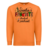 Carrot santa's favorite student assistant Premium Sweatshirt - AdoDesignShop