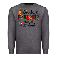 Charcoal Heather santa's favorite student assistant Premium Sweatshirt - AdoDesignShop