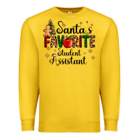 Lemon santa's favorite student assistant Premium Sweatshirt - AdoDesignShop