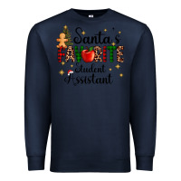 Navy santa's favorite student assistant Premium Sweatshirt - AdoDesignShop