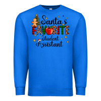 True Royal santa's favorite student assistant Premium Sweatshirt - AdoDesignShop