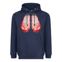 Navy red cleats fa element 3 Heavyweight Hoodie - FaDigitalArtStudio