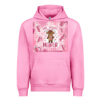Fuchsia Pink one boujee heifer Urban Hoodie - MaliasSmallBusiness