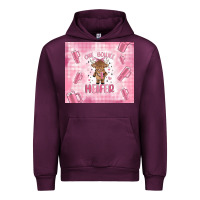 Mauve Wine one boujee heifer Urban Hoodie - MaliasSmallBusiness