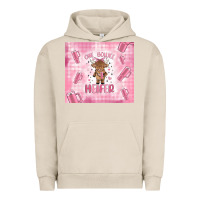Pigment French Oak one boujee heifer Urban Hoodie - MaliasSmallBusiness