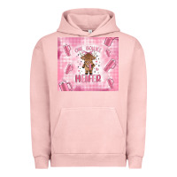 Pigment Salmon one boujee heifer Urban Hoodie - MaliasSmallBusiness