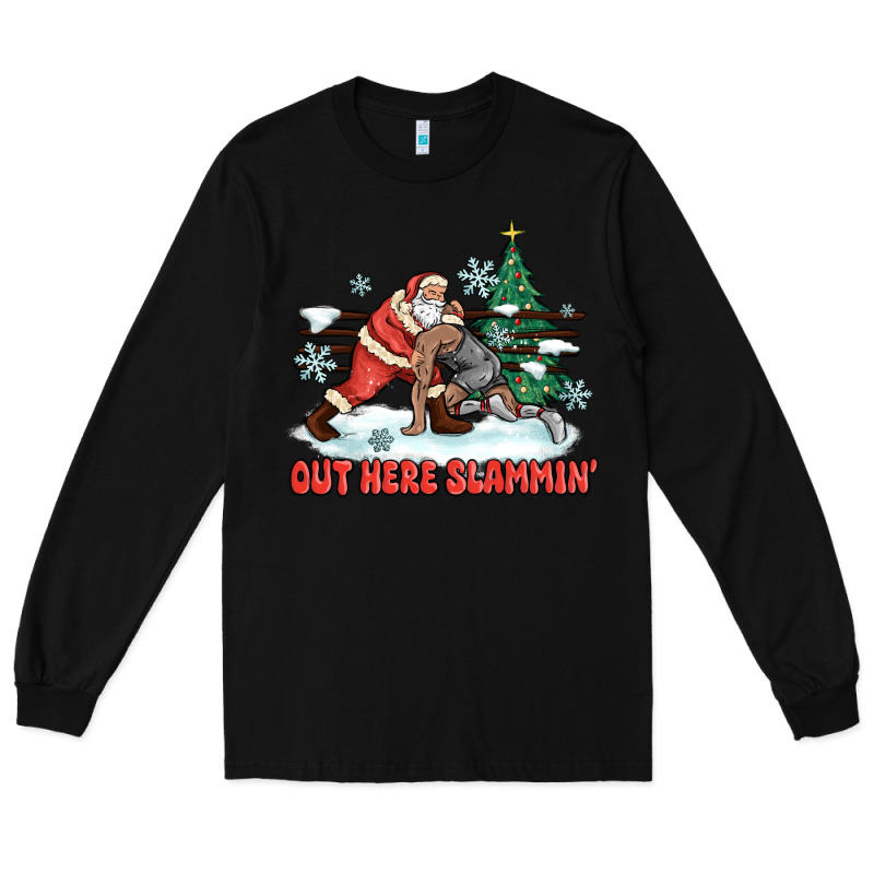 Out Here Slammin' Long Sleeve Tee by MaliasSmallBusiness | Teevron
