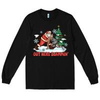 Black out here slammin' Long Sleeve Tee - MaliasSmallBusiness
