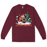 Burgundy out here slammin' Long Sleeve Tee - MaliasSmallBusiness