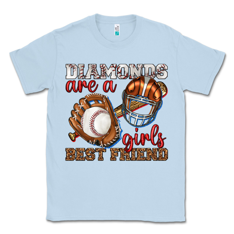 Diamonds Are A Girls Best Friend Baseball Classic Tee by texasbilliewilder | Teevron