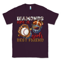 Plum diamonds are a girls best friend baseball Classic Tee - texasbilliewilder