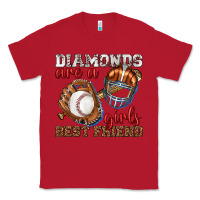 Red diamonds are a girls best friend baseball Classic Tee - texasbilliewilder