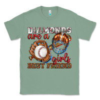 Sage diamonds are a girls best friend baseball Classic Tee - texasbilliewilder