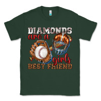 Sports Green diamonds are a girls best friend baseball Classic Tee - texasbilliewilder