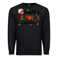 Black santa's favorite substitute Premium Sweatshirt - AdoDesignShop