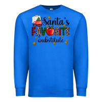 True Royal santa's favorite substitute Premium Sweatshirt - AdoDesignShop