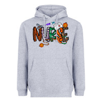 Heather Grey nurse halloween Heavyweight Hoodie - CowhideDigitalArt
