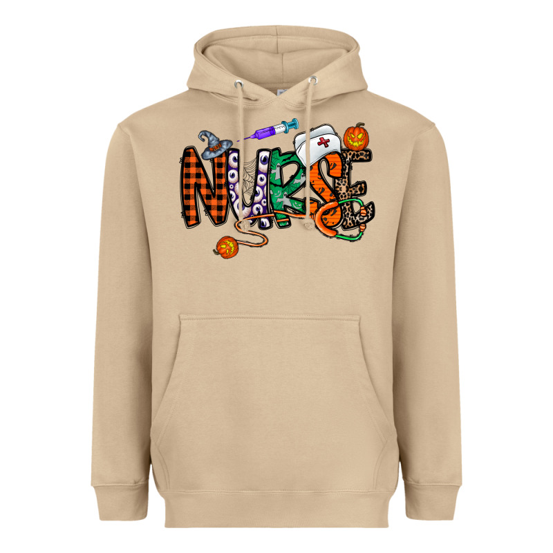 Nurse Halloween Heavyweight Hoodie by CowhideDigitalArt | Teevron